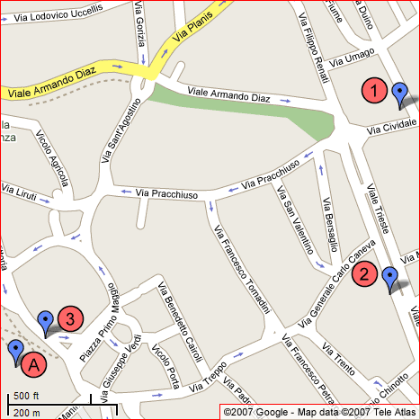 Event neighborhood map