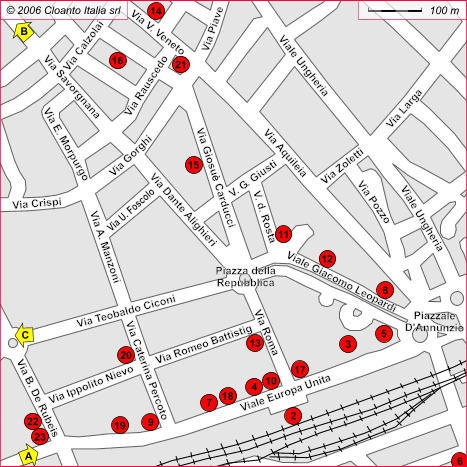 South downtown map