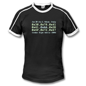 Codex Alpe Adria 2006 T-shirt